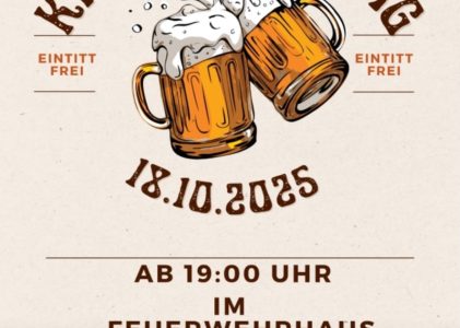 Kirwasamstag am 18.10.2025 im Feuerwehrhaus Beidl