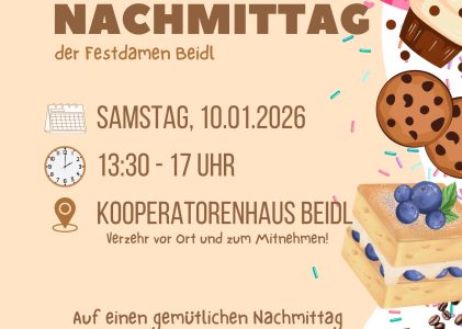 Kuchen-Nachmittag der Festdamen Beidl